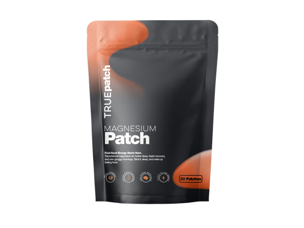 Magnesium patch for sleep, relaxation, and muscle recovery support