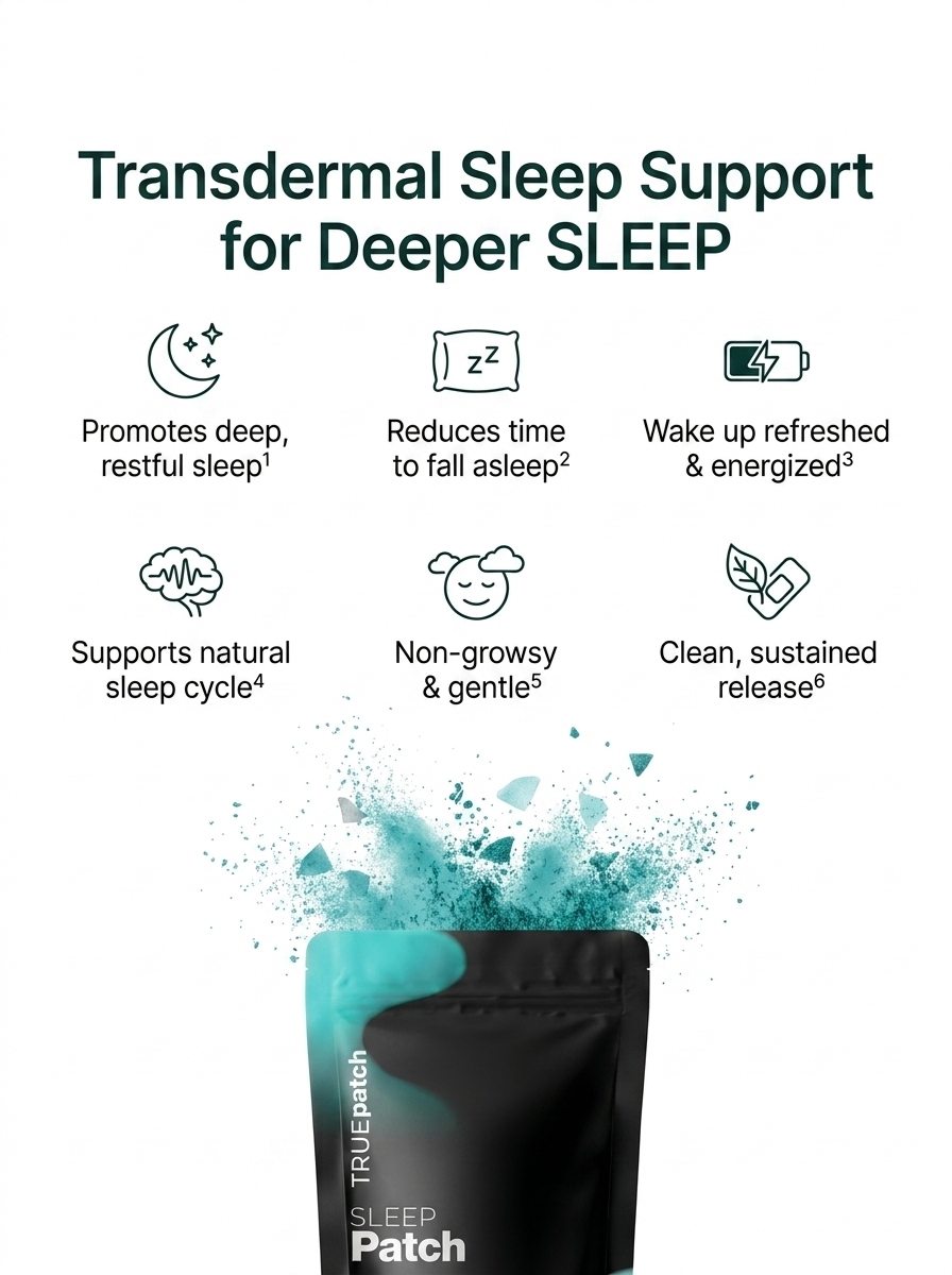 Natural sleep supplement for better sleep, relaxation, and overnight recovery